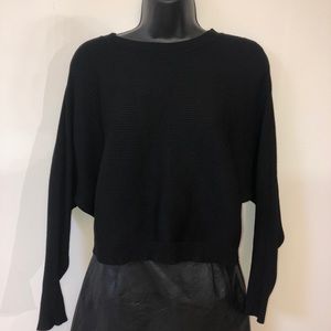 Long sleeve black sweater